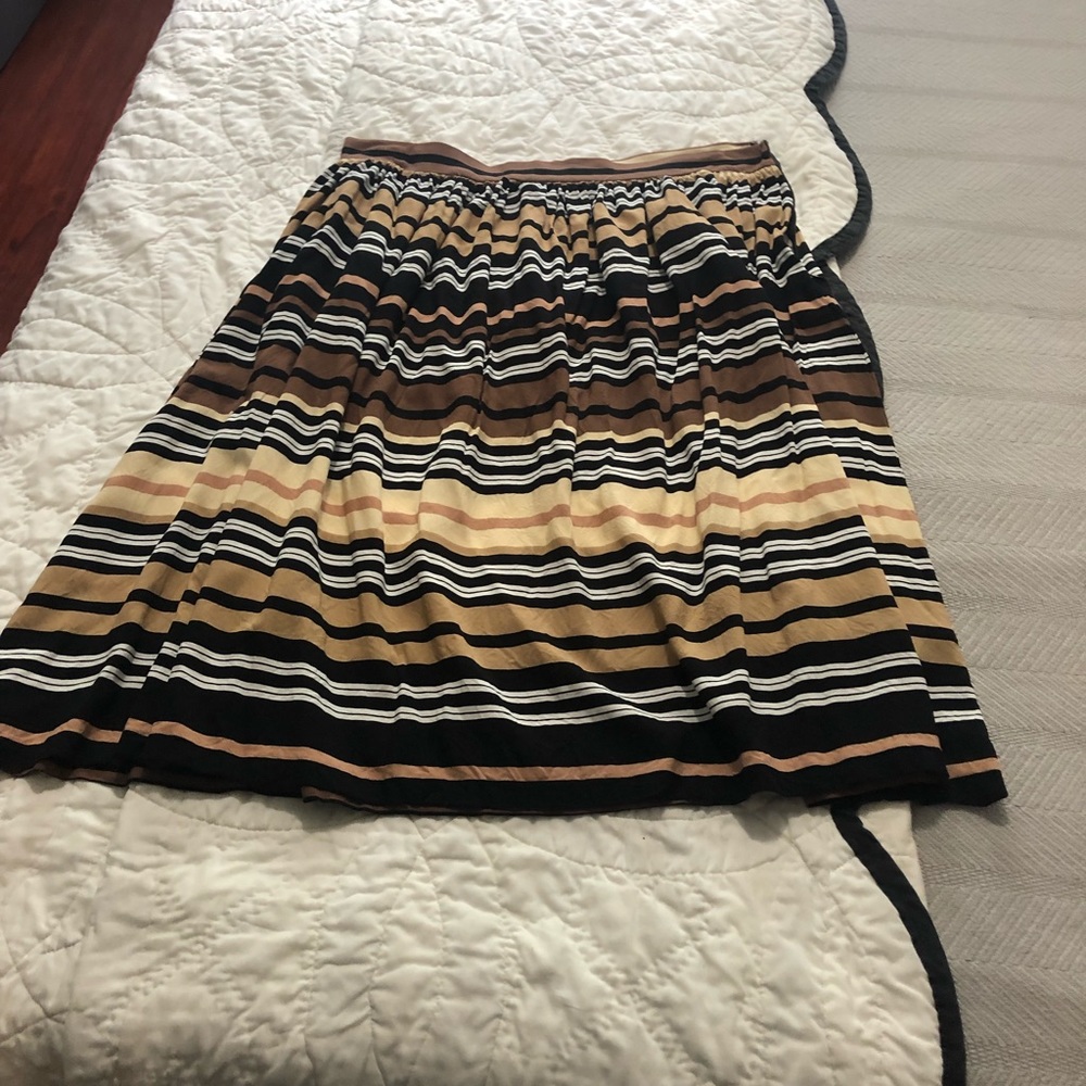 Cute striped midi skirt